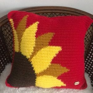 Stunning hand made cushion in Excellent  New condition .